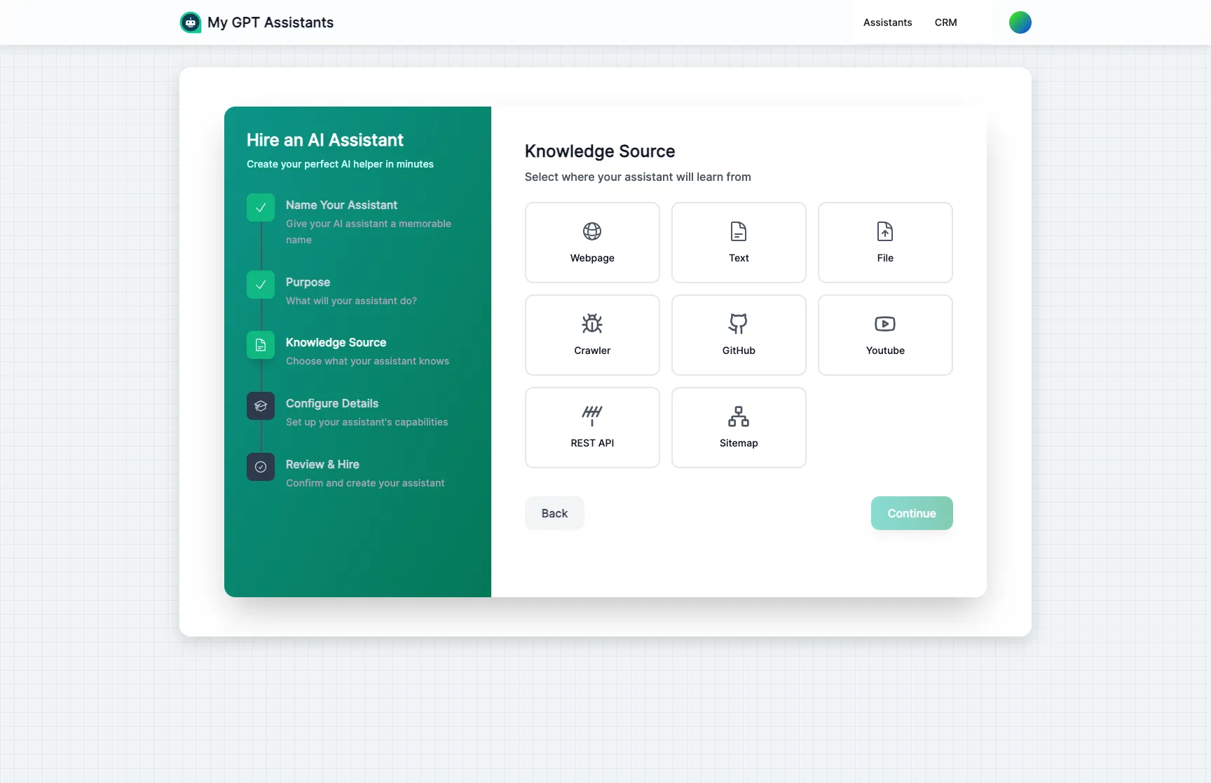 Step 3: Add initial knowledge