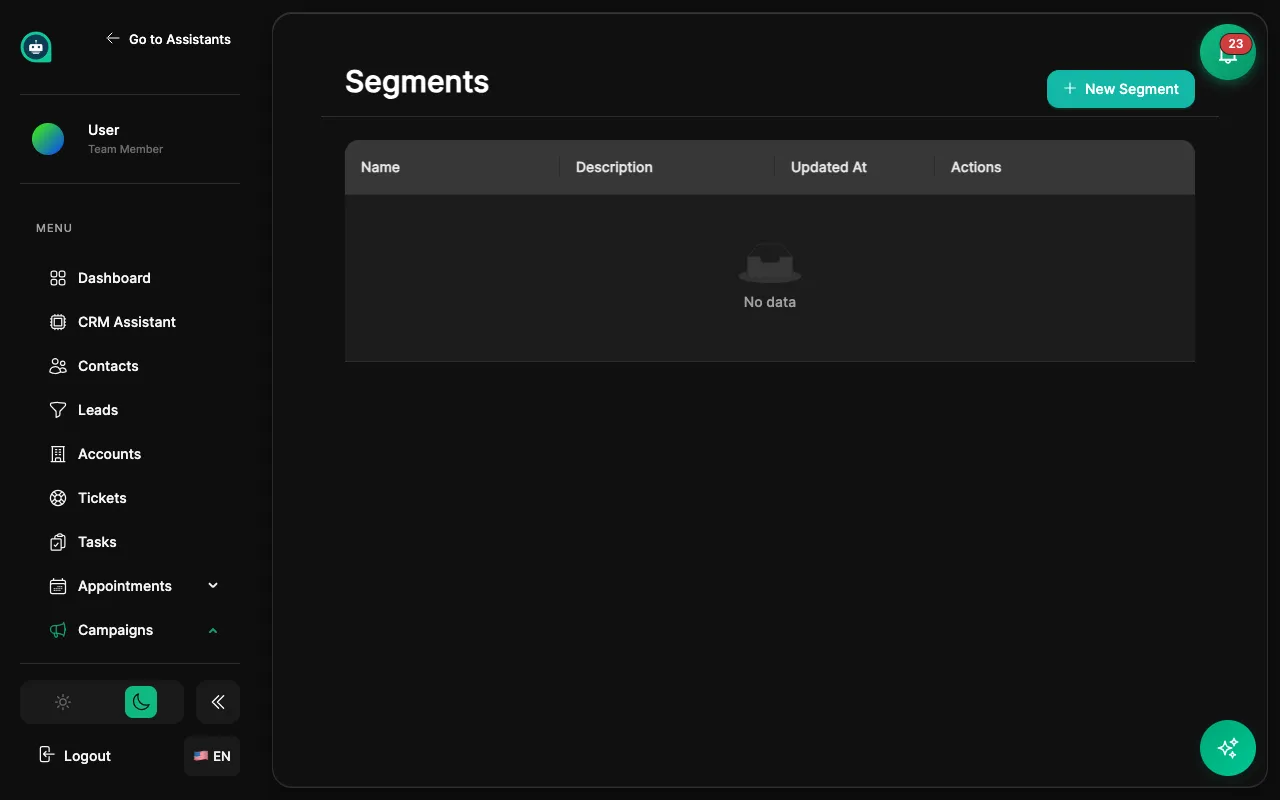 Customer segments
